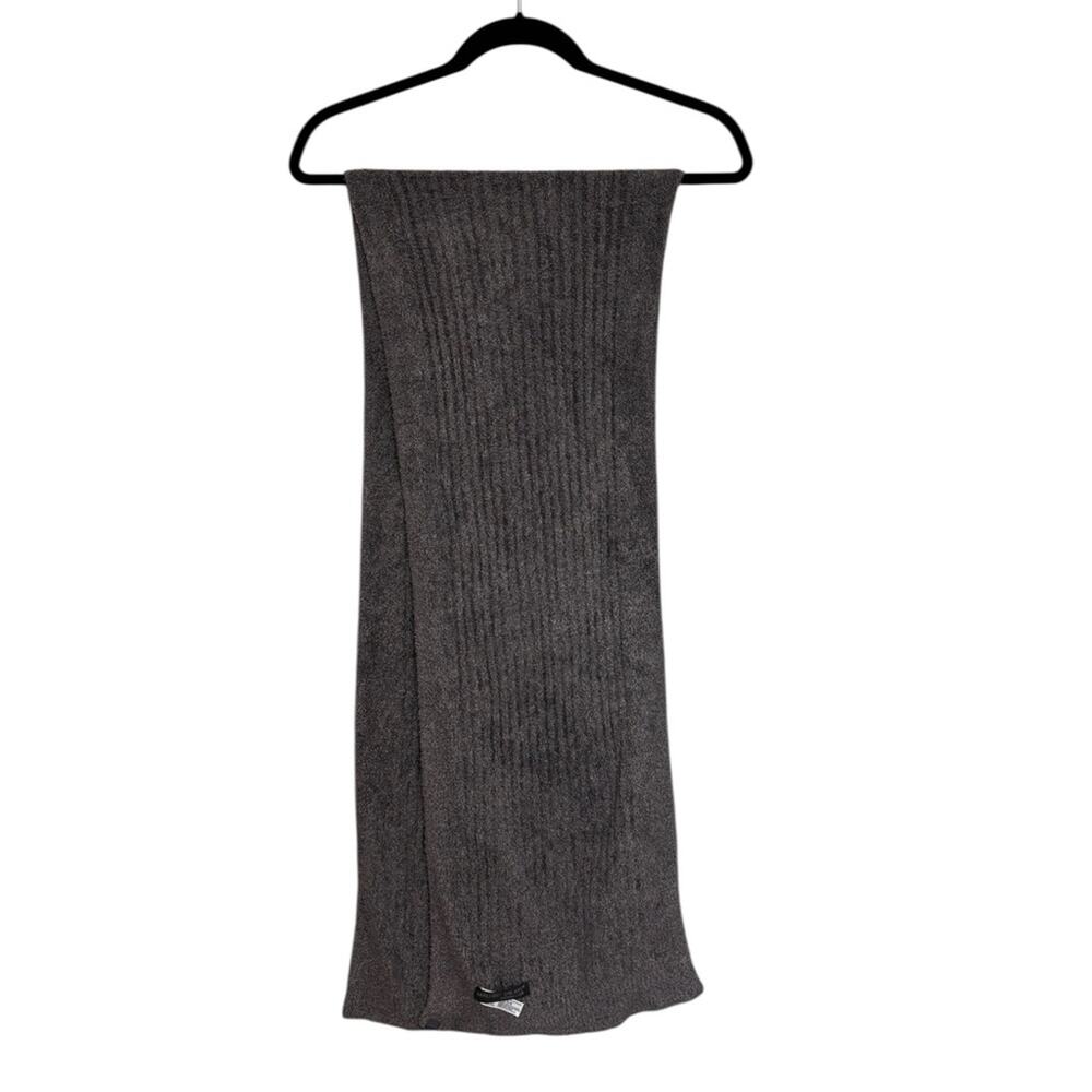 Barefoot Dreams CozyChic Lite Ribbed Scarf Ultra
Soft in Dark Gray - OS